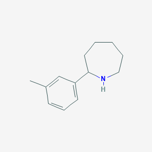 molecular formula C13H19N B1598266 2-(3-Methylphenyl)azepane CAS No. 383129-36-0