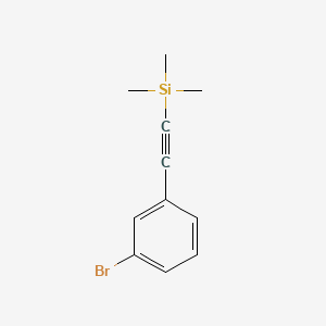 molecular formula C11H13BrSi B1598272 (3-Bromophenylethynyl)trimethylsilane CAS No. 3989-13-7