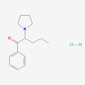 B159828 1-Phenyl-2-(pyrrolidin-1-yl)pentan-1-one hydrochloride CAS No. 5485-65-4