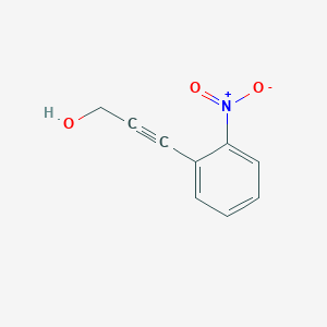 molecular formula C9H7NO3 B1598285 3-(2-Nitrophenyl)prop-2-yn-1-ol CAS No. 80151-24-2
