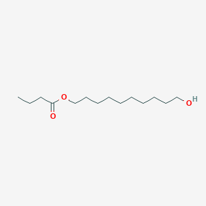 molecular formula C14H28O3 B1598286 10-Hydroxydecyl butyrate CAS No. 80054-63-3
