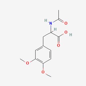 molecular formula C13H17NO5 B1598290 2-acetamido-3-(3,4-dimethoxyphenyl)propanoic Acid CAS No. 27313-65-1