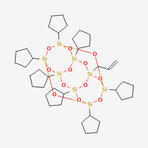 molecular formula C38H68O12Si8 B1598295 PSS-Allyl-Heptacyclopentyl substituted CAS No. 205131-81-3