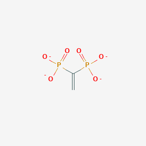 molecular formula C2H2O6P2-4 B1598296 Ethene-1,1-diylbis(phosphonate) CAS No. 33016-77-2