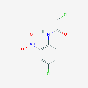 molecular formula C8H6Cl2N2O3 B1598300 2-氯-N-(4-氯-2-硝基苯基)乙酰胺 CAS No. 40930-49-2