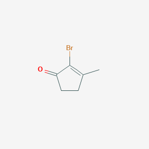 molecular formula C6H7BrO B1598302 2-Bromo-3-methyl-2-cyclopenten-1-one CAS No. 80963-36-6