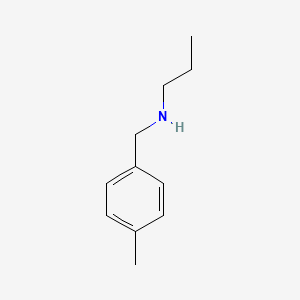 molecular formula C11H17N B1598309 N-(4-甲基苄基)-N-丙基胺 CAS No. 39190-96-0