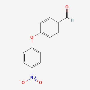 molecular formula C13H9NO4 B1598311 4-(4-Nitrophenoxy)benzaldehyde CAS No. 50961-54-1