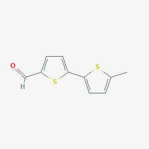 molecular formula C10H8OS2 B1598315 5-(5-甲基噻吩-2-基)噻吩-2-甲醛 CAS No. 32358-94-4