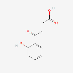 molecular formula C10H10O4 B1598320 3-(2-Hydroxybenzoyl)propionic acid CAS No. 39560-34-4