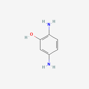 molecular formula C6H8N2O B1598321 2,5-Diaminophenol CAS No. 636-25-9