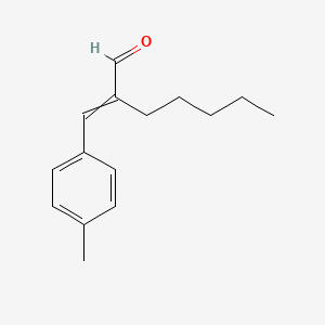 molecular formula C15H20O B1598328 Heptanal, 2-[(4-methylphenyl)methylene]- CAS No. 84697-09-6