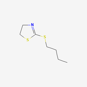 B1598332 2-Thiazoline, 2-butylthio- CAS No. 69390-14-3