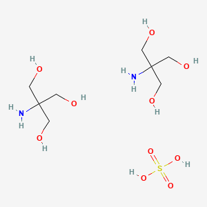 molecular formula C8H24N2O10S B1598334 (2-羟基-1,1-双(羟甲基)乙基)硫酸氢铵 CAS No. 6992-38-7