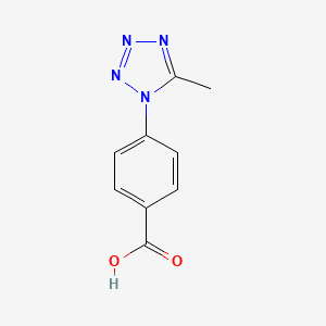 molecular formula C9H8N4O2 B1598337 4-(5-Methyl-tetrazol-1-yl)-benzoic acid CAS No. 64170-57-6