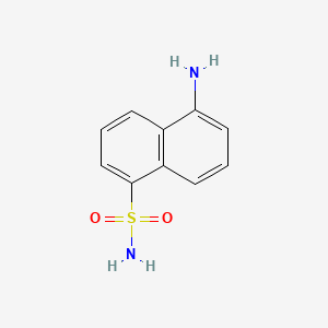 molecular formula C10H10N2O2S B1598339 1-Naphthalenesulfonamide, 5-amino- CAS No. 32327-47-2
