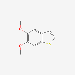 molecular formula C10H10O2S B1598345 Benzo[b]thiophene, 5,6-dimethoxy- CAS No. 91715-47-8