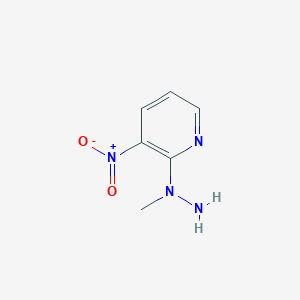 molecular formula C6H8N4O2 B1598353 2-(1-甲基肼基)-3-硝基吡啶 CAS No. 30963-12-3