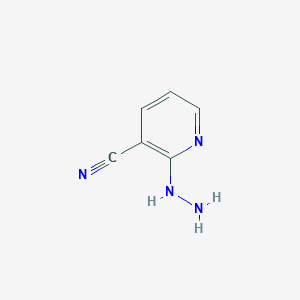 molecular formula C6H6N4 B1598358 2-肼基烟腈 CAS No. 368869-92-5