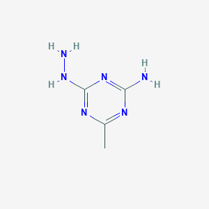 B1598362 4-Hydrazinyl-6-methyl-1,3,5-triazin-2-amine CAS No. 27419-09-6