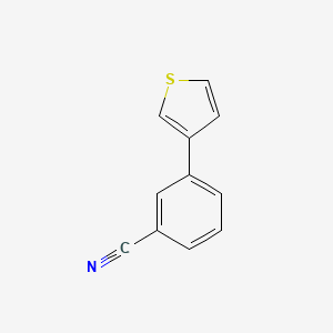 molecular formula C11H7NS B1598374 3-(3-噻吩基)苯甲腈 CAS No. 870703-81-4