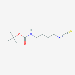 molecular formula C10H18N2O2S B1598390 叔丁基 N-(4-异硫氰酸丁基)氨基甲酸酯 CAS No. 247035-47-8