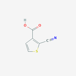 molecular formula C6H3NO2S B1598393 2-氰基噻吩-3-羧酸 CAS No. 71154-34-2