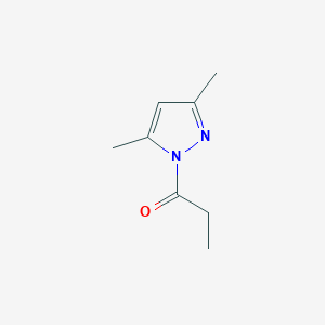 molecular formula C8H12N2O B1598394 1-(3,5-二甲基-1H-吡唑-1-基)丙酮 CAS No. 37612-61-6