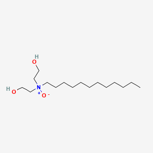 molecular formula C16H35NO3 B1598396 Dihydroxyethyl lauramine oxide CAS No. 2530-44-1