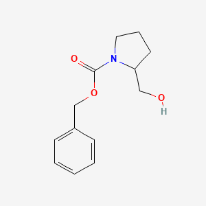 molecular formula C13H17NO3 B1598401 2-(羟甲基)吡咯烷-1-甲酸苄酯 CAS No. 86954-05-4