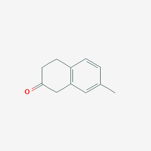 molecular formula C11H12O B1598406 7-methyl-3,4-dihydro-1H-naphthalen-2-one CAS No. 31706-56-6