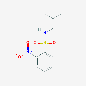 molecular formula C10H14N2O4S B1598419 2-Nitro-N-isobutylbenzenesulfonamide CAS No. 89840-65-3