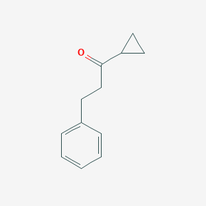molecular formula C12H14O B159842 1-Cyclopropyl-3-phenylpropan-1-one CAS No. 136120-65-5