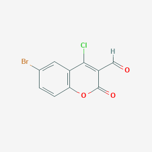 molecular formula C10H4BrClO3 B1598421 6-Bromo-4-chloro-3-formylcoumarin CAS No. 51069-90-0