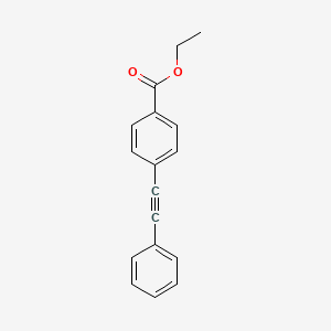 molecular formula C17H14O2 B1598423 4-(苯乙炔基)苯甲酸乙酯 CAS No. 63164-96-5