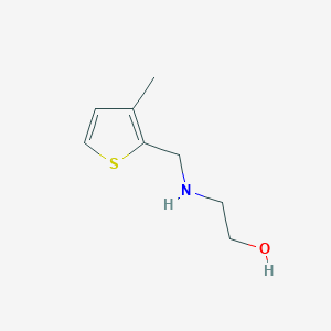 molecular formula C8H13NOS B1598425 2-{[(3-Methyl-2-thienyl)methyl]amino}ethanol CAS No. 869941-84-4