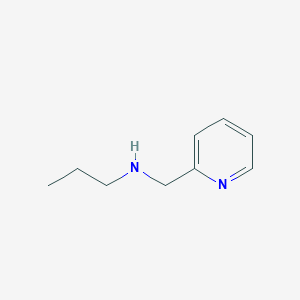 molecular formula C9H14N2 B1598426 N-(pyridin-2-ylmethyl)propan-1-amine CAS No. 51639-59-9