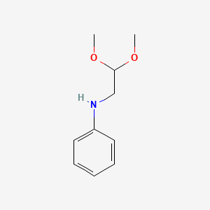 molecular formula C10H15NO2 B1598432 N-(2,2-二甲氧基乙基)苯胺 CAS No. 26972-56-5