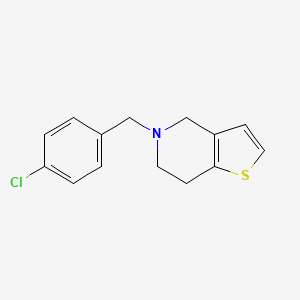 molecular formula C14H14ClNS B1598447 5-(4-氯苄基)-4,5,6,7-四氢噻吩并(3,2-C)吡啶 CAS No. 55157-56-7