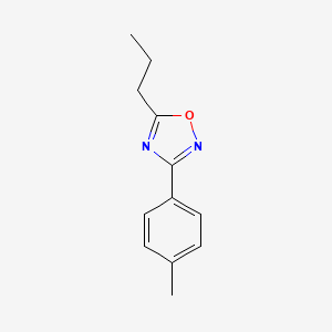 molecular formula C12H14N2O B1598496 5-丙基-3-对甲苯基-1,2,4-恶二唑 CAS No. 182295-26-7
