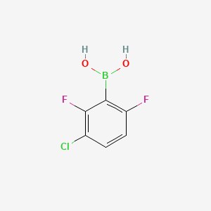 molecular formula C6H4BClF2O2 B1598501 3-氯-2,6-二氟苯硼酸 CAS No. 1031226-45-5