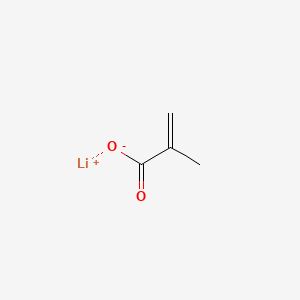 molecular formula C4H5LiO2 B1598506 甲基丙烯酸锂 CAS No. 13234-23-6