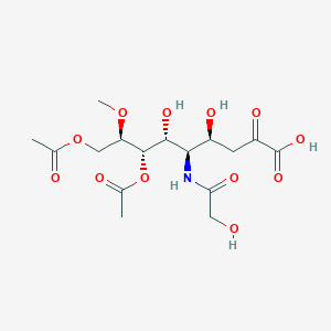 B159851 8-O-Methyl-7,9-di-O-acetyl-N-glycolylneuraminic acid CAS No. 128885-13-2