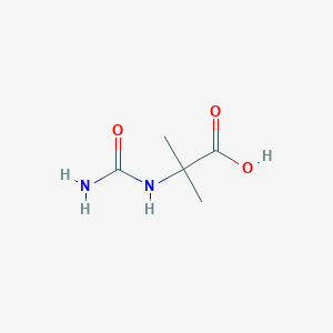 molecular formula C5H10N2O3 B1598513 2-(Carbamoylamino)-2-methylpropanoic acid CAS No. 38605-63-9