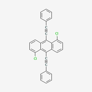 B1598514 1,5-Dichloro-9,10-bis(phenylethynyl)anthracene CAS No. 51580-24-6