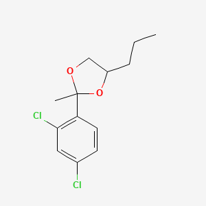 molecular formula C13H16Cl2O2 B1598520 2-(2,4-二氯苯基)-2-甲基-4-丙基-1,3-二氧戊环 CAS No. 83833-32-3