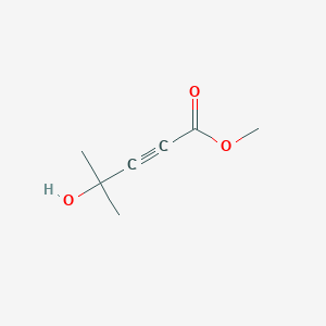 molecular formula C7H10O3 B1598521 Methyl 4-hydroxy-4-methylpent-2-ynoate CAS No. 209909-03-5