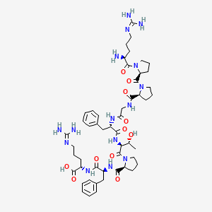 molecular formula C51H75N15O11 B1598554 Bradykinin, thr(6)- CAS No. 6120-63-4