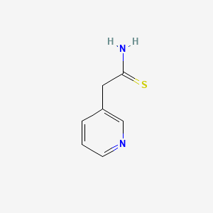 molecular formula C7H8N2S B1598555 3-吡啶乙烷硫酰胺 CAS No. 51451-44-6