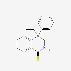 molecular formula C17H17NS B1598557 Tisoquone CAS No. 40692-37-3
